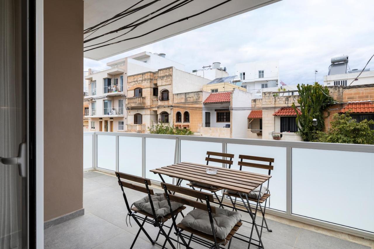 Modern 3Br Stylish Apartment With Large Balcony - Close To St Julians And St Georges Bay Is-Swieqi Екстер'єр фото